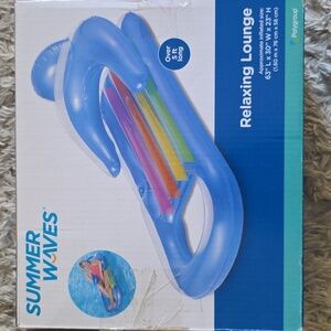 ⤵️🆕 Summer Waves Inflatable Relaxing Lounge Pool Float, for Adults, Unisex